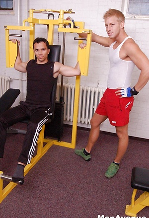 Denis and Luke workout