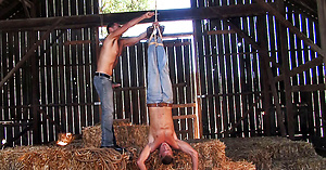 Jeremy Bilding and Gavin Waters barn sex