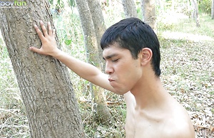 Erick Salvatore and Matias fucking raw in the forest.