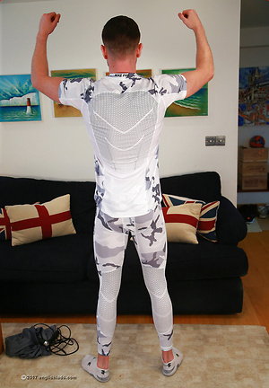 Straight Boxer James Strips & Shows us his Hairy Body and Rock Solid Uncut Cock! by English Lads image 12
