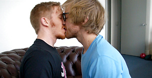 Luc and Tomas are mates having their first sex session recorded
