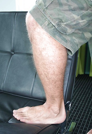 Trevor Gambino: The Beginning -  hairy legs, dirty talk, big hard dick and walking around the set with a boner by ManAvenue image 2