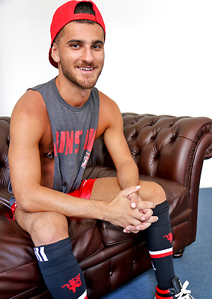My new sexy mate Lucas Deen at his first shoot by Bentley Race image 1