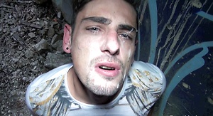 A gay cum shower from the horny gang