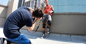 Our sexy mate Lucas Deen is getting naked on the roof by Bentley Race image 16