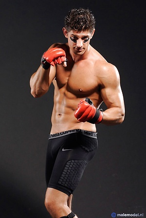 Maarten posing in studio Amsterdam by Male Model image 4