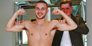 Young Straight & Muscular Stud Logan Wanks his 1st Man & it's Jack's Thick Uncut Cock by English Lads image 5