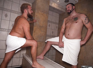 Kosher Pig and Aiden Storm by Hairy and Raw image 1