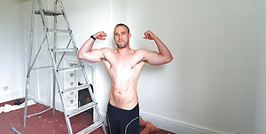 Straight English Muscular Builder by English Lads image 4