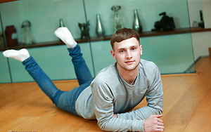 Athletic Young Footballer Danny Shows off his Lean Body & Rock Solid Uncut Cock!
