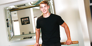 Young Straight Stud Lucas Returns & Wanks his Big Uncut Cock & Gets a Little Helping Hand!