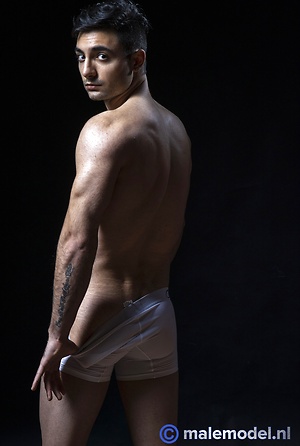 Amiro big guy posing first time by Male Model image 3