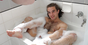 Soaping up with our gorgeous mate Reece by Bentley Race image 3