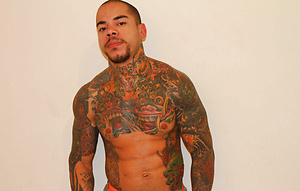 Tattooed papi Diego Castro Solo (with toys)