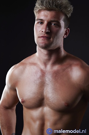 Fit Hunk posing by Male Model image 2