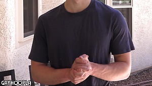 Hot Young Man with Glasses Suddenly Starts Talking Shit