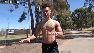 Athletic Basketball Stud Lonny Ball Jerks Off