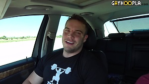 Bodybuilder Buck Carter JERKS His Cock And CUMS by Gayhoopla image 8