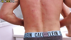 First-Time Bottom Lucas Garza Gets FUCKED By Derek Jones