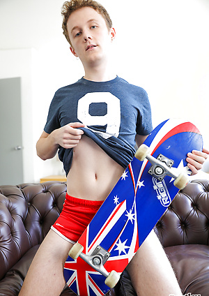 Aussie twink Benny Fox joins us by Bentley Race image 3