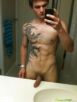Kristopher plays with his dick