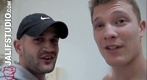 Gay men suck each other's big dick and have anal sex with each other by Jalif Studio image 9