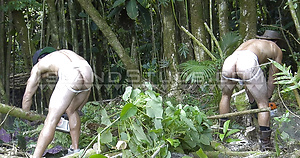 Lumberjacks Cum! Big 8" Dick Derek & Italian Joey are Back! x2 Duel Pissin', Jerk Cocks Together and Explode only Here!