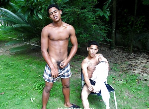 Omar and Chico - Duo Uncut Cock Sucking by Miami Boyz image 3