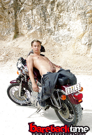 Outdoor Bareback Threesome by BarebackTime image 7