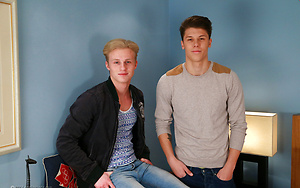 Straight mates Jayden & Ben stripping by English Lads image 1