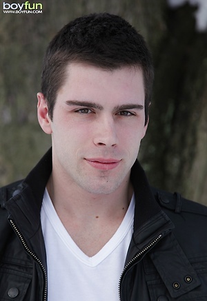 Matty Cole whips out uncut dick on a snowy day.