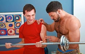 Ricky Larkin and Kevin Grover in Let's Get In Shape by Extra Big Dicks image 1
