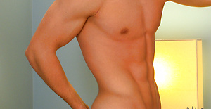 Straight footballer Alex shows off his Six Pack, Cock & Hole! by English Lads image 6