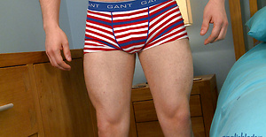 Muscular & Hairy Young Man Briley Shows off himself by English Lads image 1