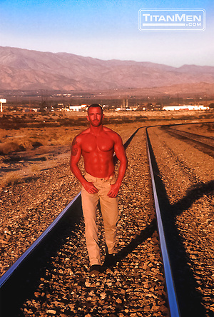 Desert Train Remastered in HD. Starring Adriano Marquez, Brian Hansen, Eduardo, Jackson Phillips, Marcello Reeves, Michael D'Amours, Rich Ryan, and Xavier De Paula. by TitanMen image 1