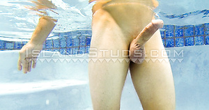 Coconut Calvin: Smooth Hung Nudist Muscle Jock Whacks Coconuts and Busts a Huge Creamy Load! by Island Studs image 14