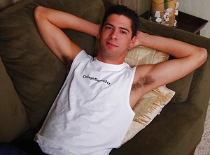Uncut college boy shoots a load of cum. by College Dudes image 1