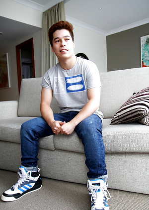 Straight mates - Japanese hottie Ryan Kai showing off that XL cock by Bentley Race image 2