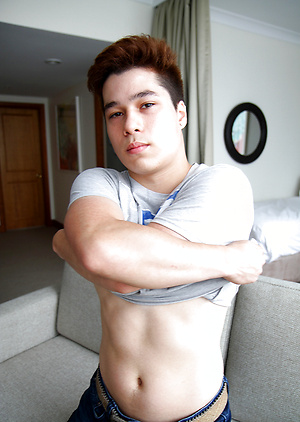 Straight mates - Japanese hottie Ryan Kai showing off that XL cock by Bentley Race image 3