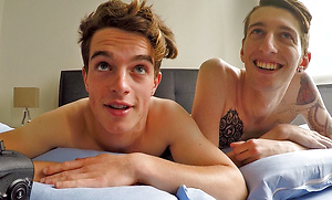 Aussie boys Caleb and Reece hooking up for the first time by Bentley Race image 19
