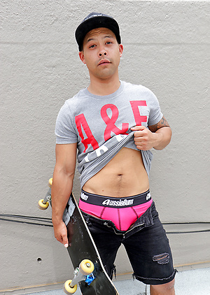 Meet our new mate Sam Sivahn naked on the roof by Bentley Race image 3