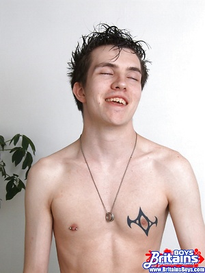 Luke jacking off dick by Britains Boys image 8